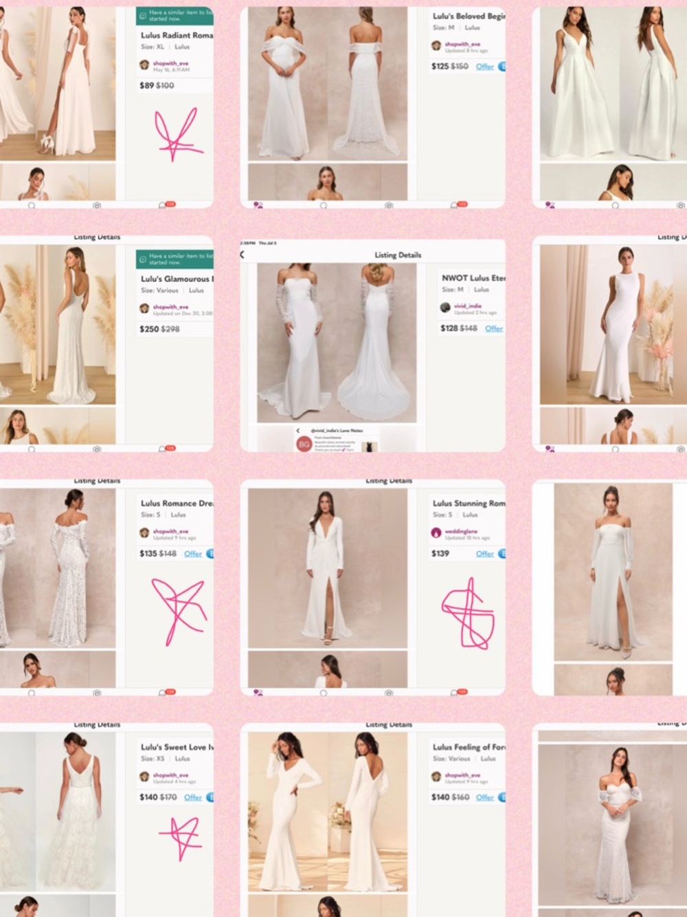 LIVE LULU’S WEDDING DRESSES & WEDDING GUEST DRESSES $20. STARTS